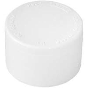 PVC PRESSURE CAP 3/4SLIP