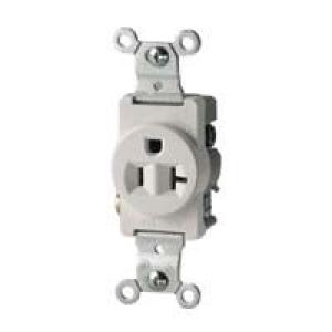 1877W-BX SINGLE GRND RECEPT