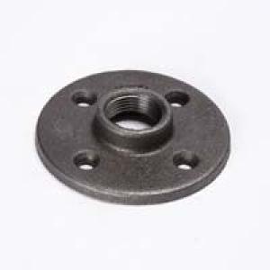 310F-34 3/4 BLK MAL FLR FLANGE