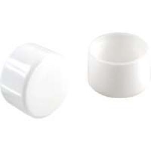 9109 1"WHT PLAS LEG TIP