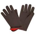 16001L LINED BRN JERSEY GLOVE
