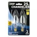 BP25CFC 25W FLAME BULB CL