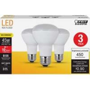 R20/10KLED/3/CAN 6.8W BULB 3PK