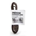 09401 6' 16/2 INDOOR EXT CORD