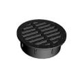 4" ROUND GRATE BLACK